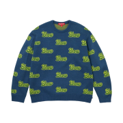 Supreme Blow Sweater Navy - 23FW