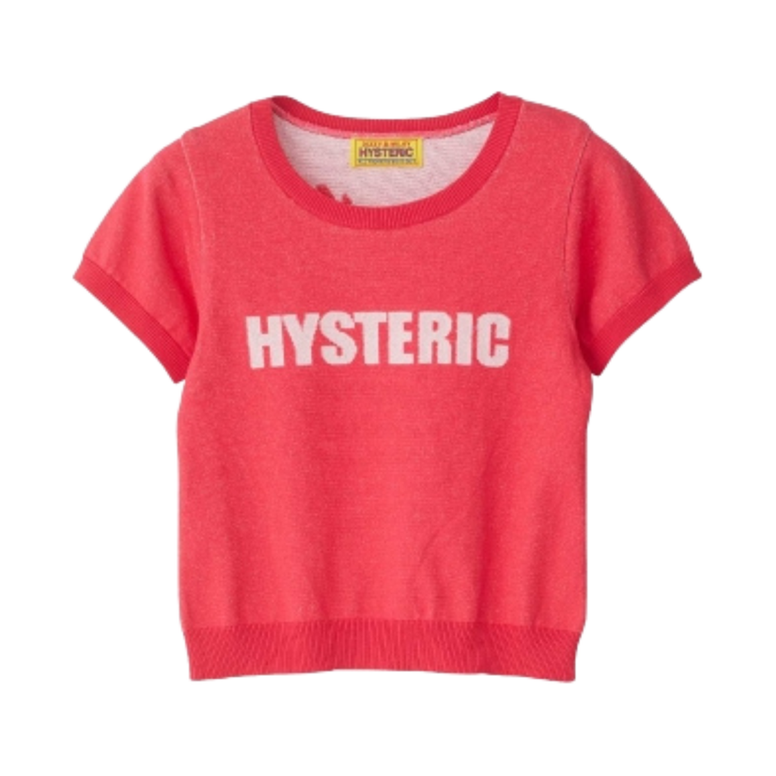 (W) 히스테릭 글래머 템테이션 걸 플레이팅 숏 풀오버 핑크((W) Hysteric Glamour Temptation Girl Plating Short Pullover Pink) - 2