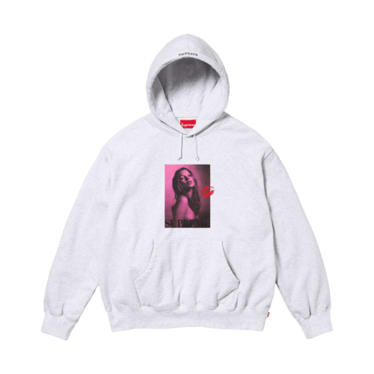 Supreme x Kate Moss Hooded Sweatshirt Ash Grey - 24FW