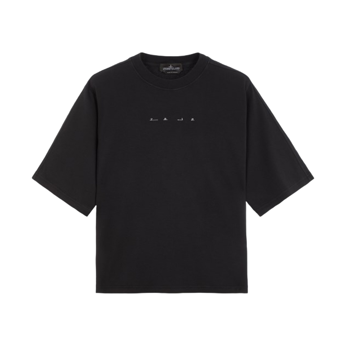 스톤 아일랜드 쉐도우 프로젝트 2052C 인터락 마코 코튼 숏슬리브 티셔츠 블랙 - 23SS(Stone Island Shadow Project 2052C Interlock Mako Cotton Short Sleeve T-Shirt Black - 23SS)