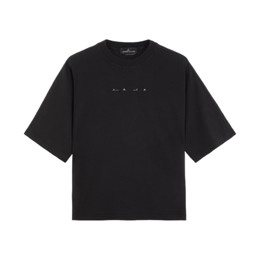 Stone Island Shadow Project 2052C Interlock Mako Cotton Short Sleeve T-Shirt Black - 23SS