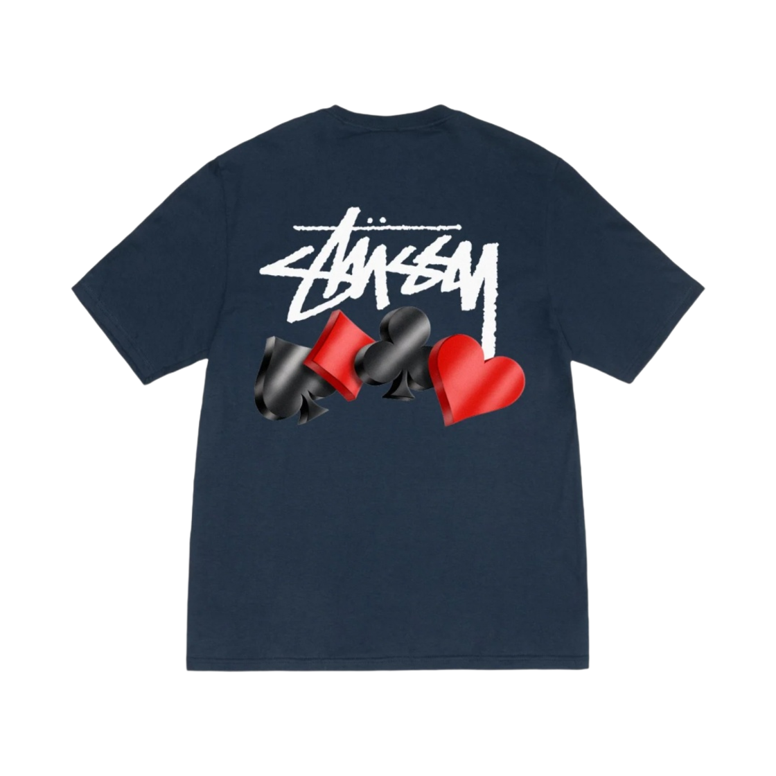 스투시 수트 티셔츠 네이비(Stussy Suits T-Shirt Navy)