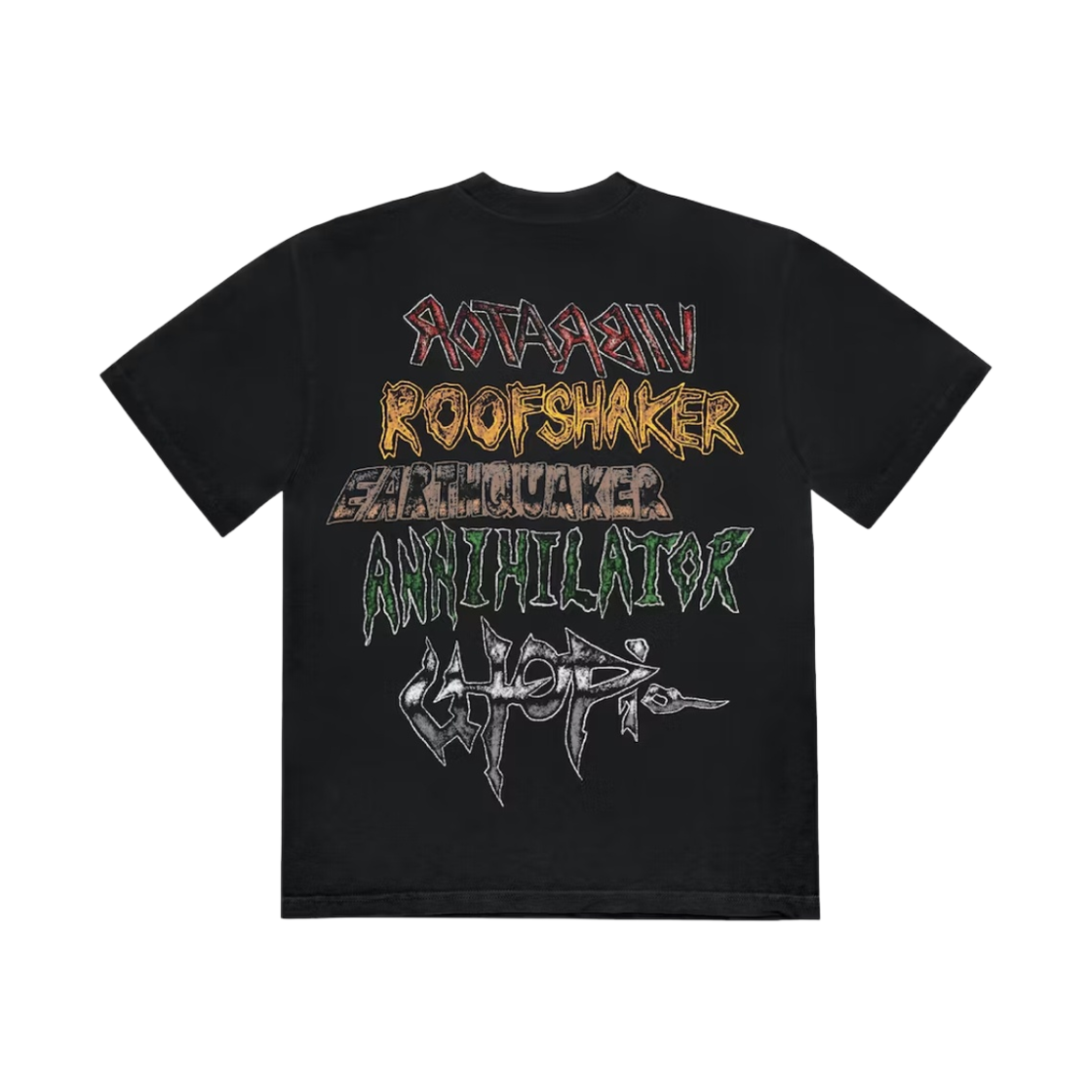 트래비스 스캇 디제이 티셔츠 블랙(Travis Scott DJ T-Shirt Black) - 2