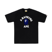 BAPE Bape Logo Monogram College T-Shirt Black