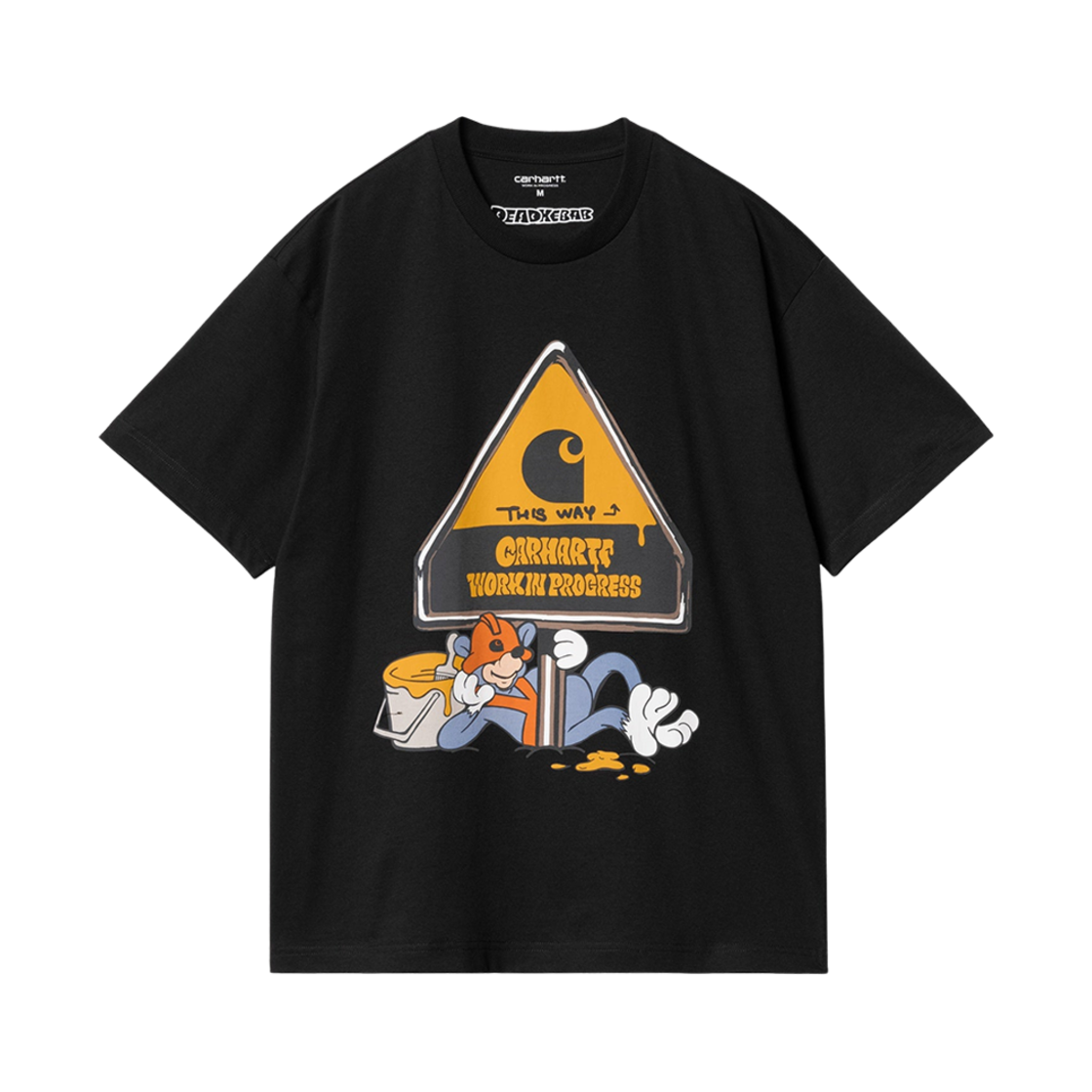 I032403-89-XX Carhartt WIP Deadkebab Workin On It T-Shirt Black