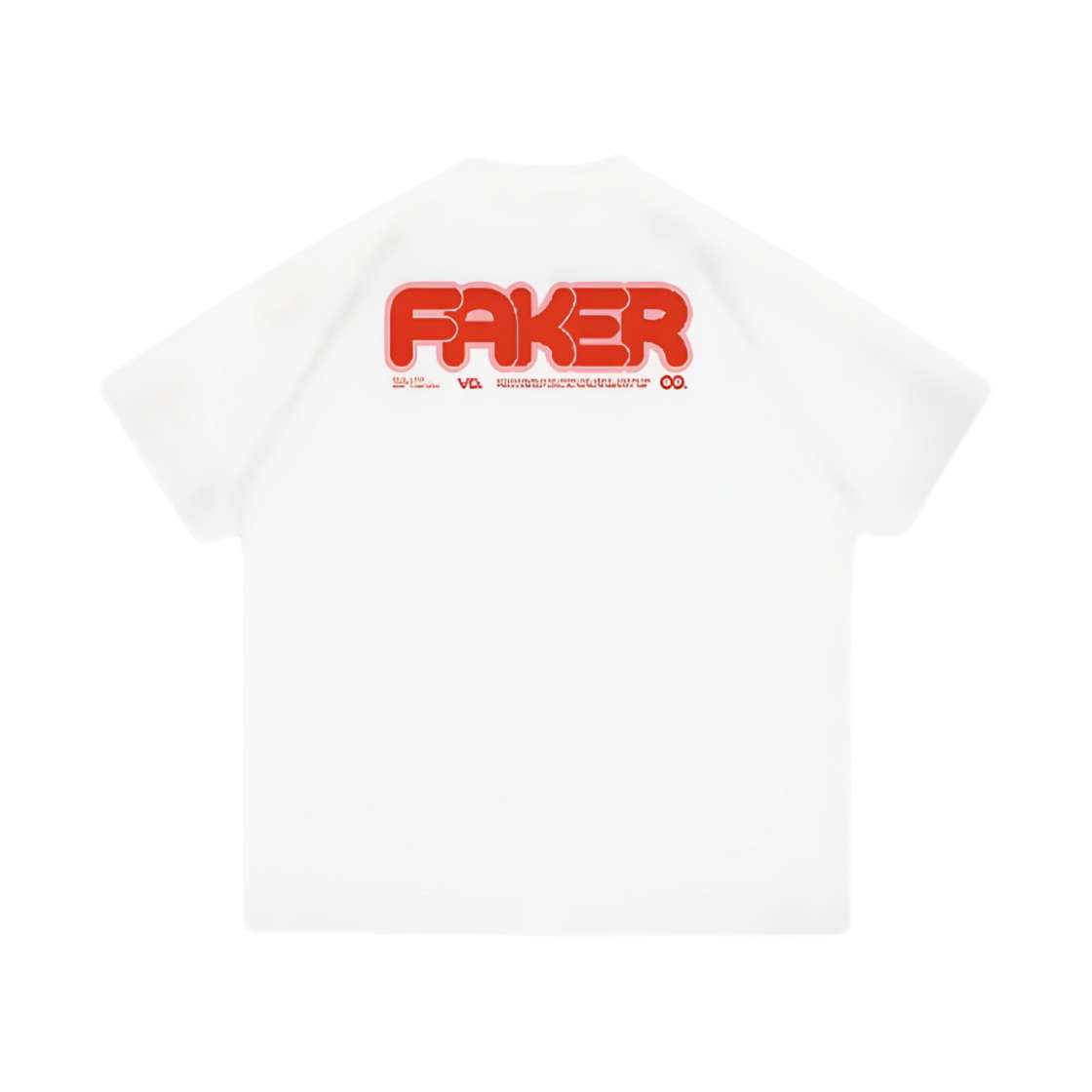 반디 더 핑크 x 페이커 셀러브레이트 티셔츠 화이트(Vandy The Pink x Faker Celebrate T-Shirt White) - 2