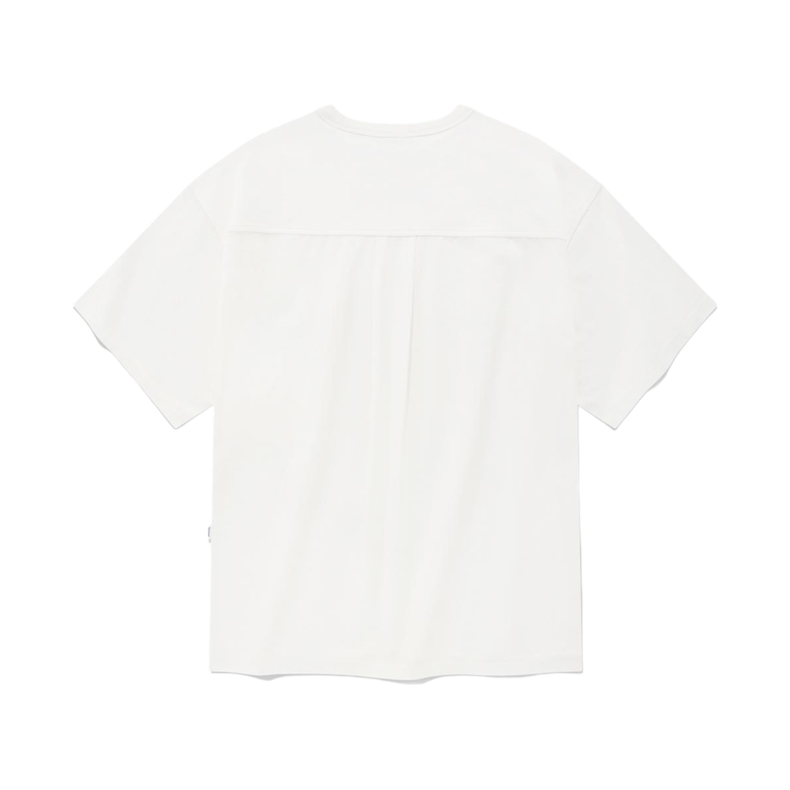 커버낫 우븐 믹스 티셔츠 화이트(Covernat Woven Mix T-Shirts White) - 2