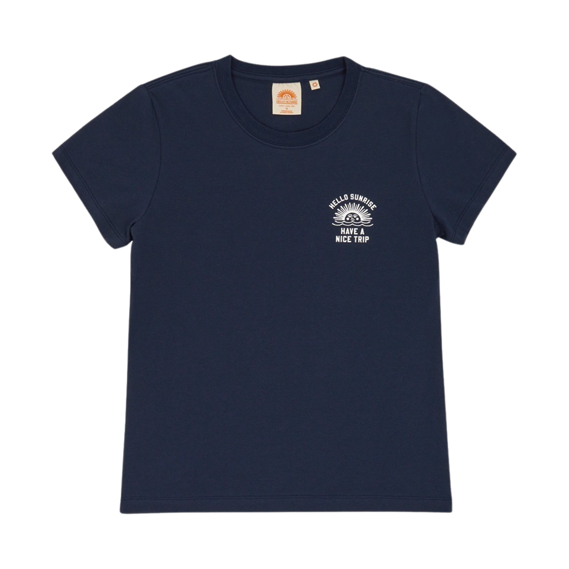 HS41SS001NV Hello Sunrise Women Shorts Sleeve Tee Navy