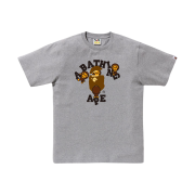 BAPE College Milo T-Shirt Grey