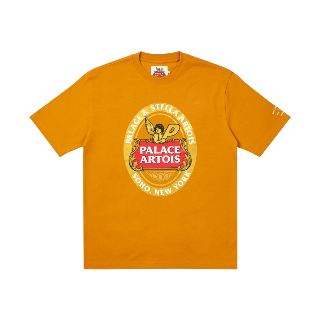 팔라스 x 스텔라 아르투아 코스터 티셔츠 골드 - 21FW