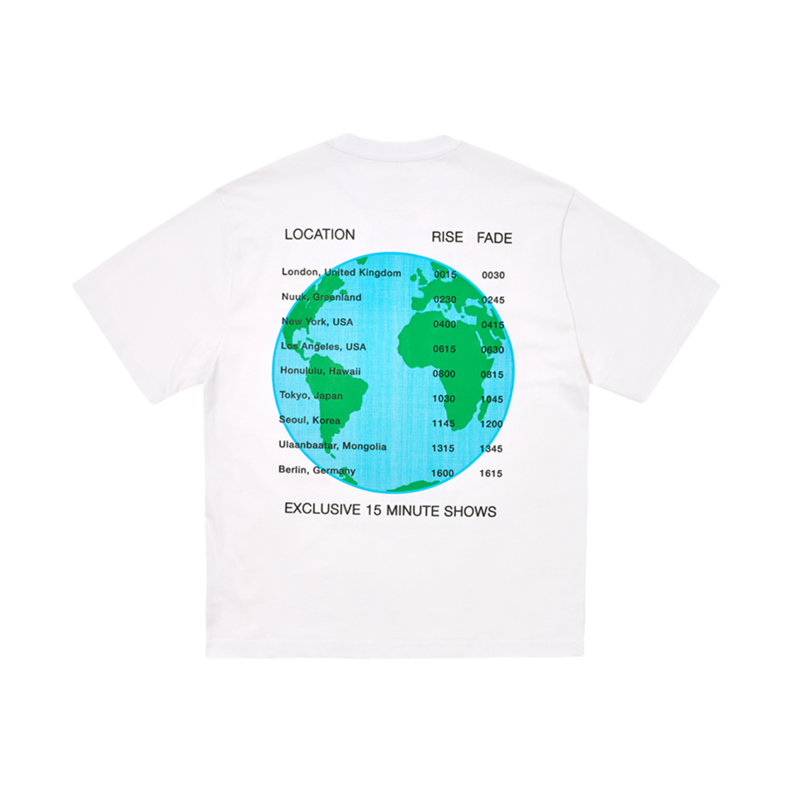 팔라스 월드 투어 티셔츠 화이트 - 25SS