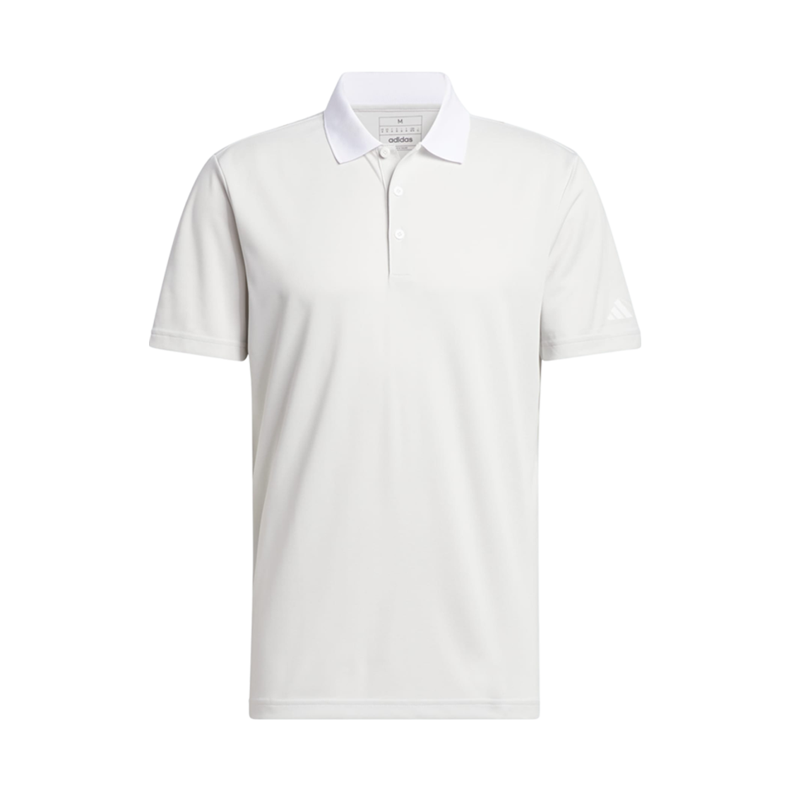 IU4487 Adidas Adi Performance Heathered Polo Shirt Grey Heathered - US Sizing