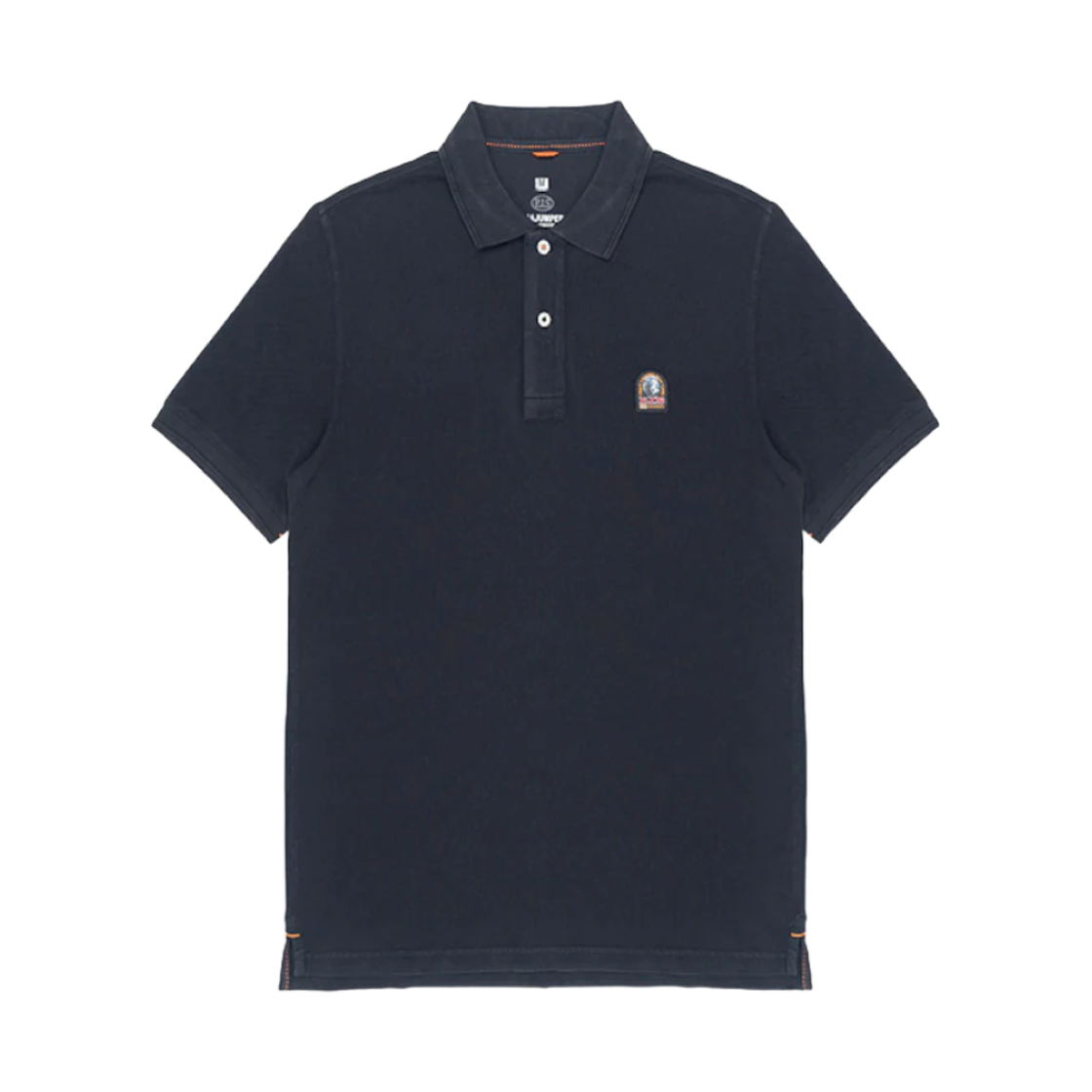 23SMPMPOLP02541 Parajumpers Logo Patch Collar T-Shirt Black - 23SS