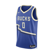 Nike  Damian Lillard Milwaukee Bucks 2024/25 City Edition Dri-Fit NBA Swingman Jersey Game Royal