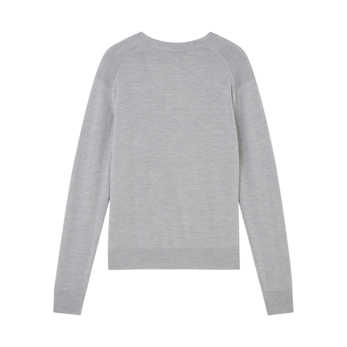 메종 키츠네 버진 울 클래식 가디건 그레이 멜란지(Maison Kitsune Virgin Wool Classic Cardigan Grey Melange) - 2