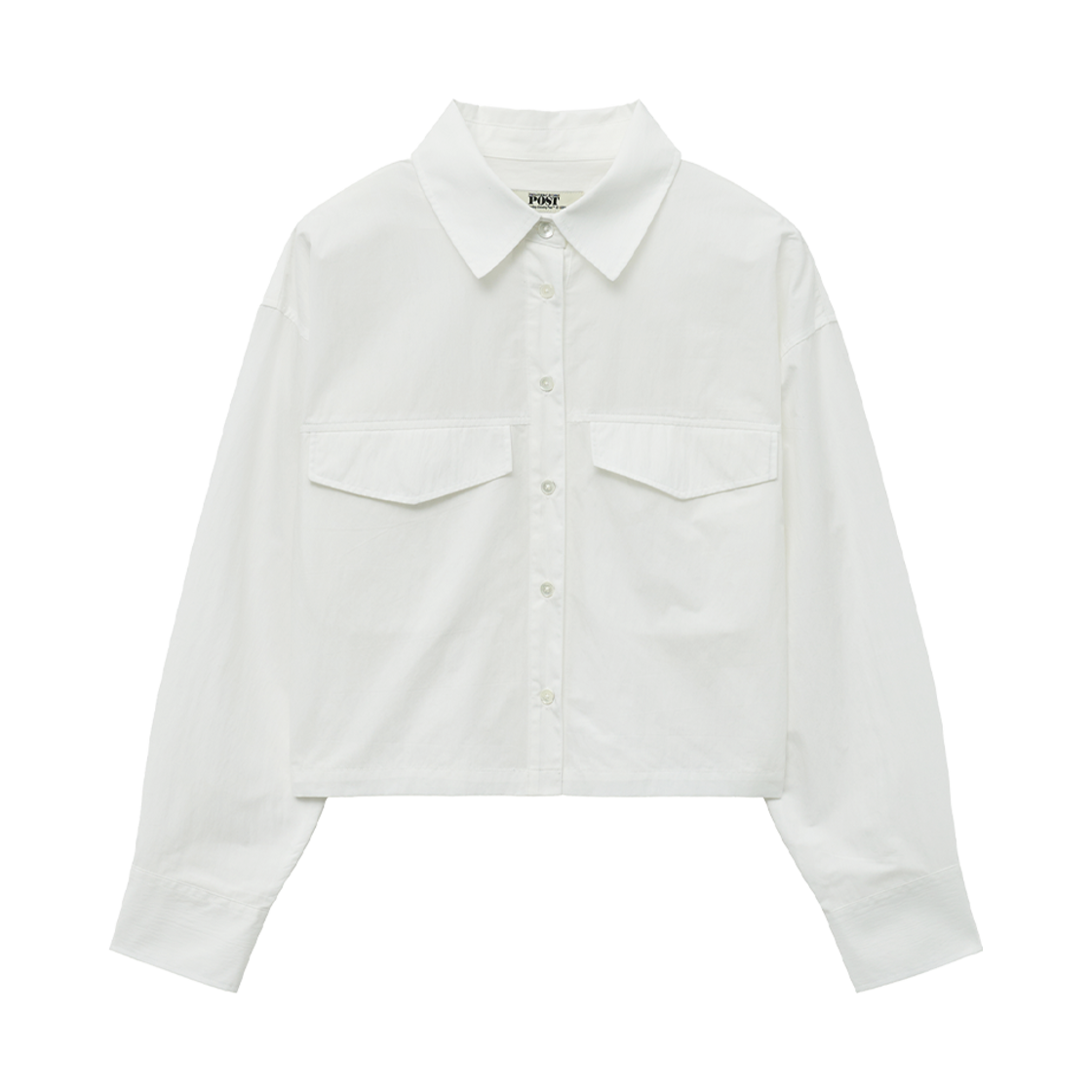 SFS1SH204AWH The Saturday Evening Post Flat Pocket Shirts_White