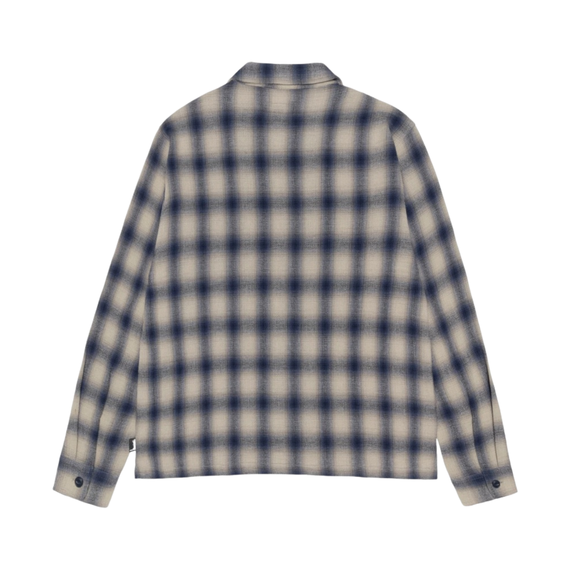 스투시 트위스티드 얀 플레이드 집 셔츠 내츄럴(Stussy Twisted Yarn Plaid Zip Shirt Natural) - 2