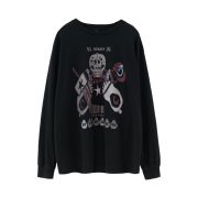 Polyteru x HANK Long Sleeve Devils 91 Bleached Black - 24SS