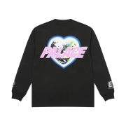 Palace x Rapha EF Education First Long Sleeve T-Shirt Black - 22SS
