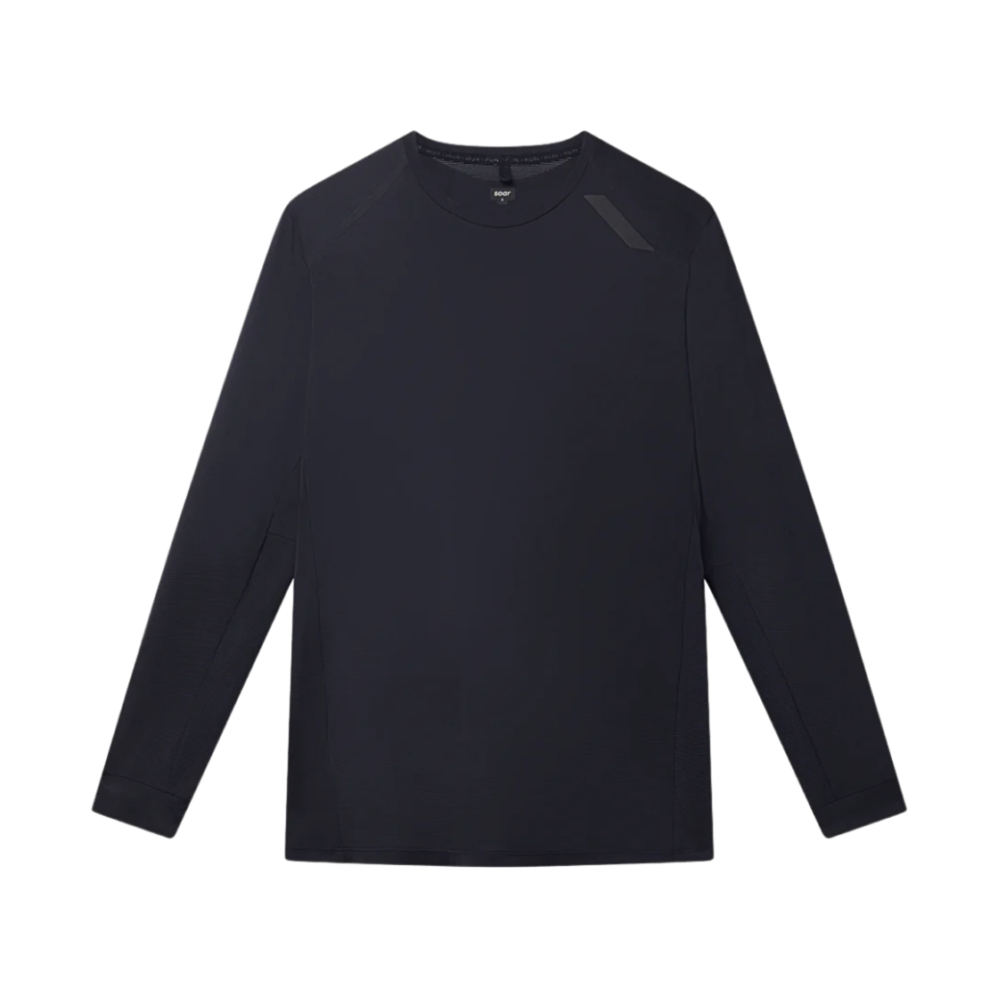 소어 러닝 롱슬리브 테크 티셔츠 블랙