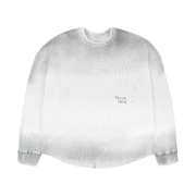 Hommless Heavy Waffle LS T-Shirt Dirty White