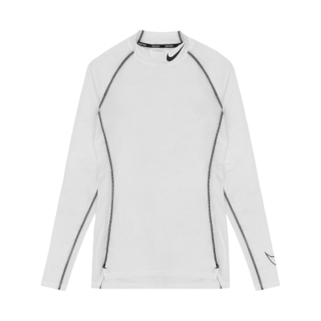 나이키 드라이핏 타이트핏 롱슬리브 탑 화이트 - 아시아(Nike Pro Dri-Fit Tight-Fit Long Sleeve Top White - Asia) - 1