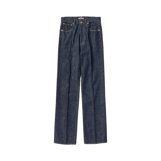 A00P01DM Auralee Hard Twist Denim 5P Pants Indigo