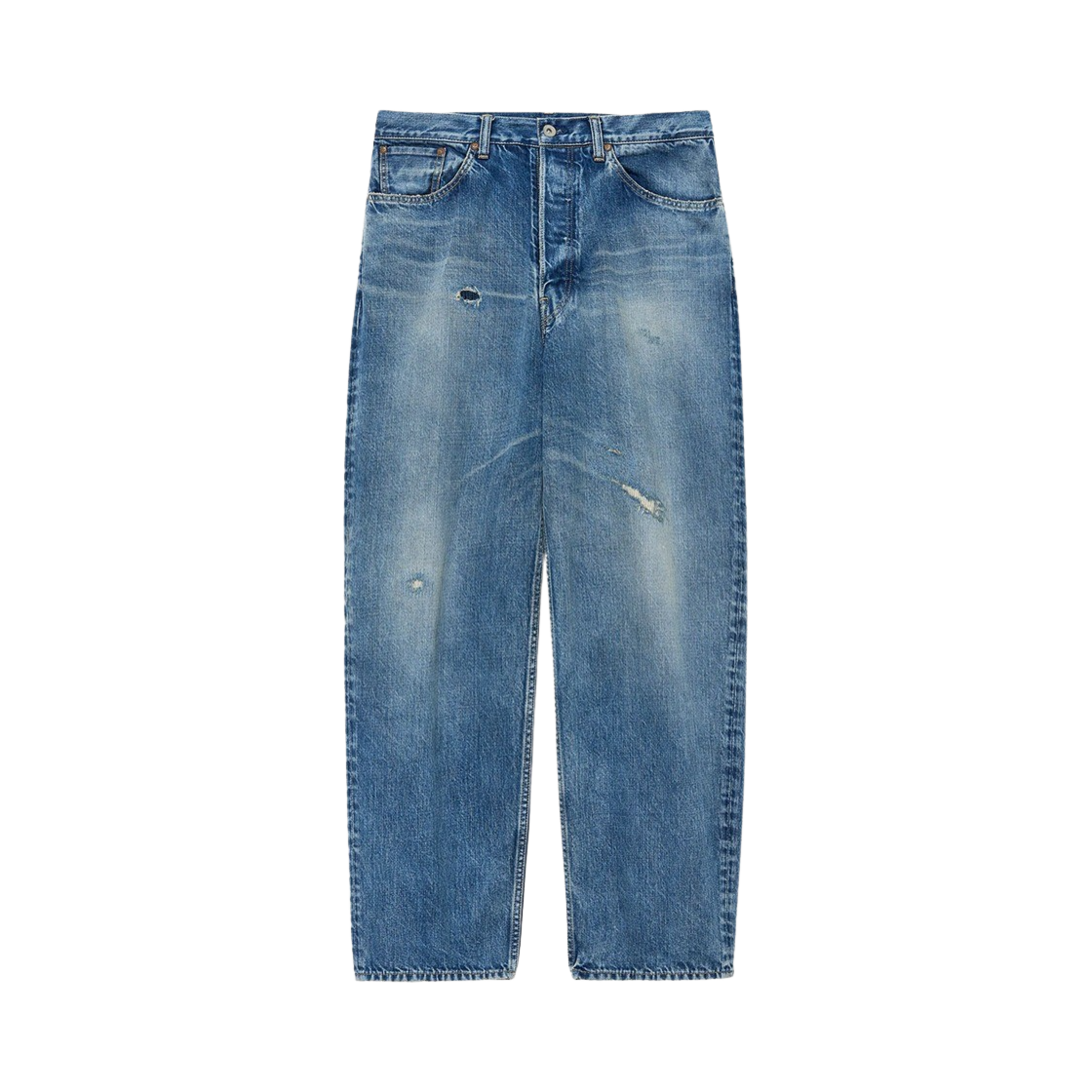 KM4BPADMK04BL Marka Cocoon Fit Jeans Used Washed