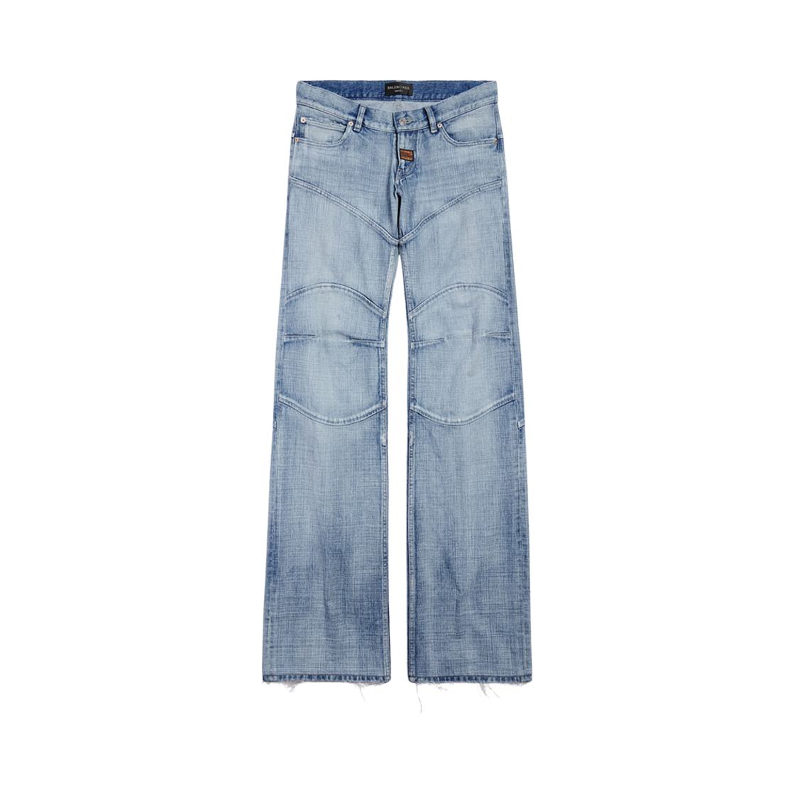 발렌시아가 피티드 로우 웨이스트 팬트 라이트 블루