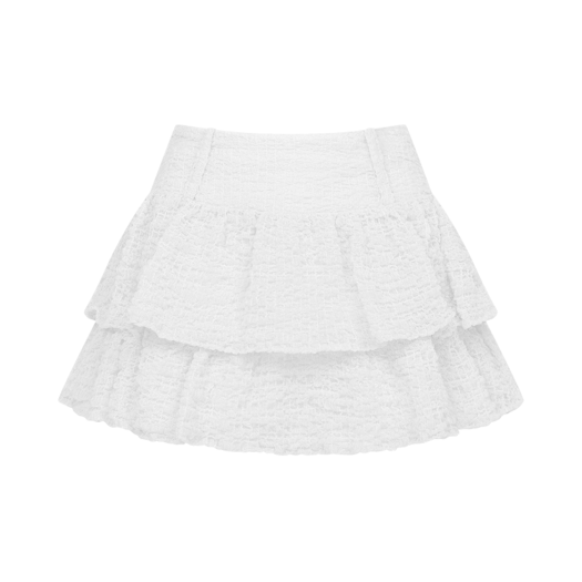 【NEWALRIN】String shirring unbalanced hul Skirt&short SET NEWALRIN☆String shirring unbalanced hul Skirt☆Pre-order