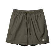 Nike Club Woven Flow Shorts Medium Olive White - Asia