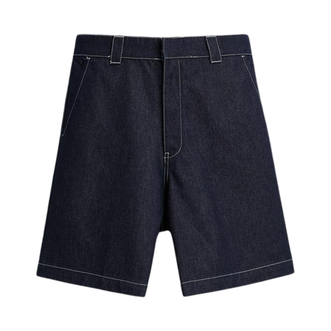 자라 스티치 데님 버뮤다 팬츠 블루(Zara Stitch Denim Bermuda Pants Blue) - 1