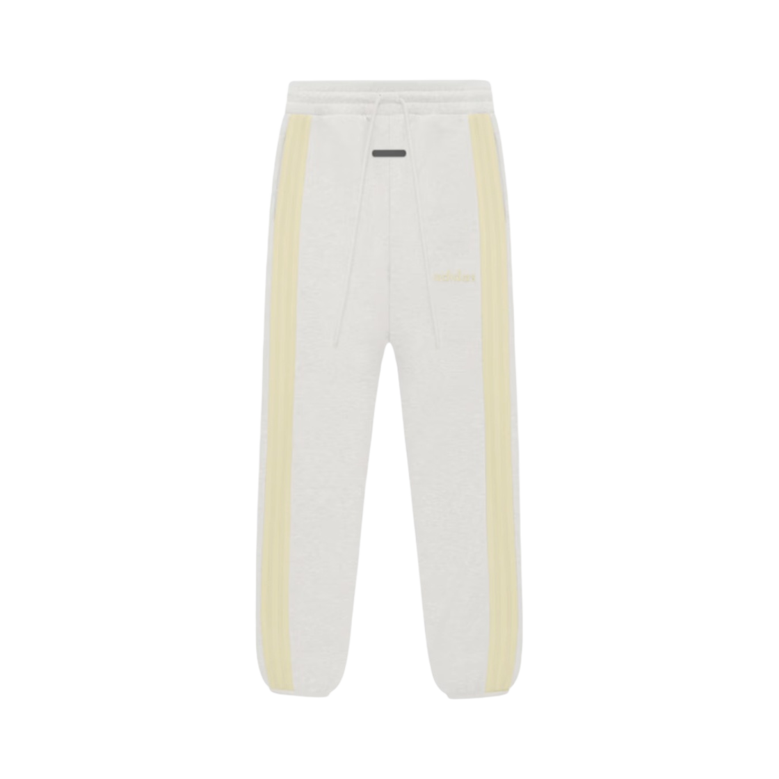IW8923 Adidas x Fear of God Athletics Heather Stripe Sweatpants Chalk White - KR Sizing