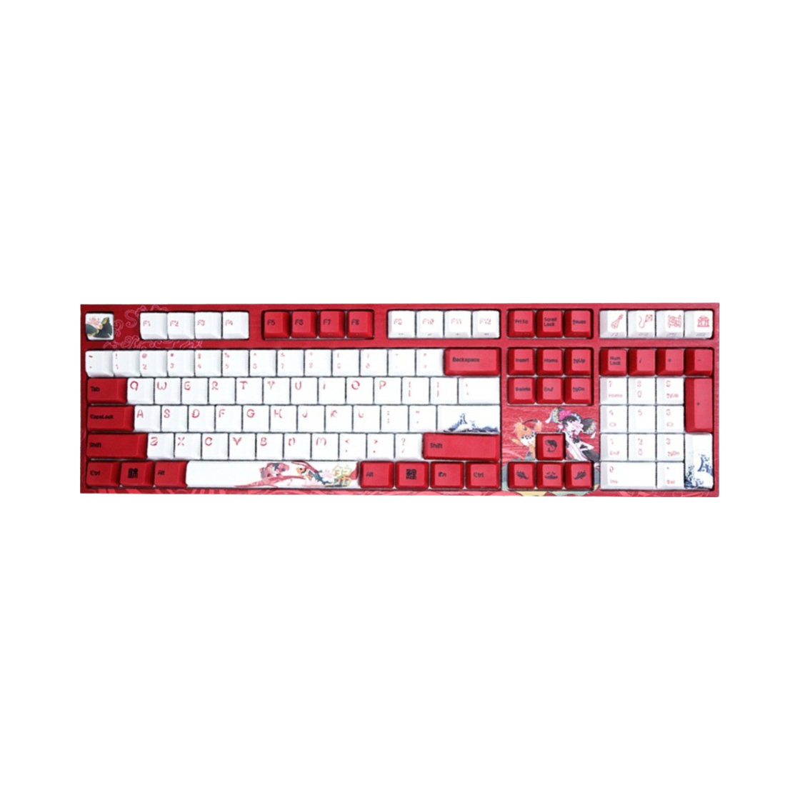 - Varmilo VA108M Koi PBT Dye Sublimation English Red Switch Keyboard