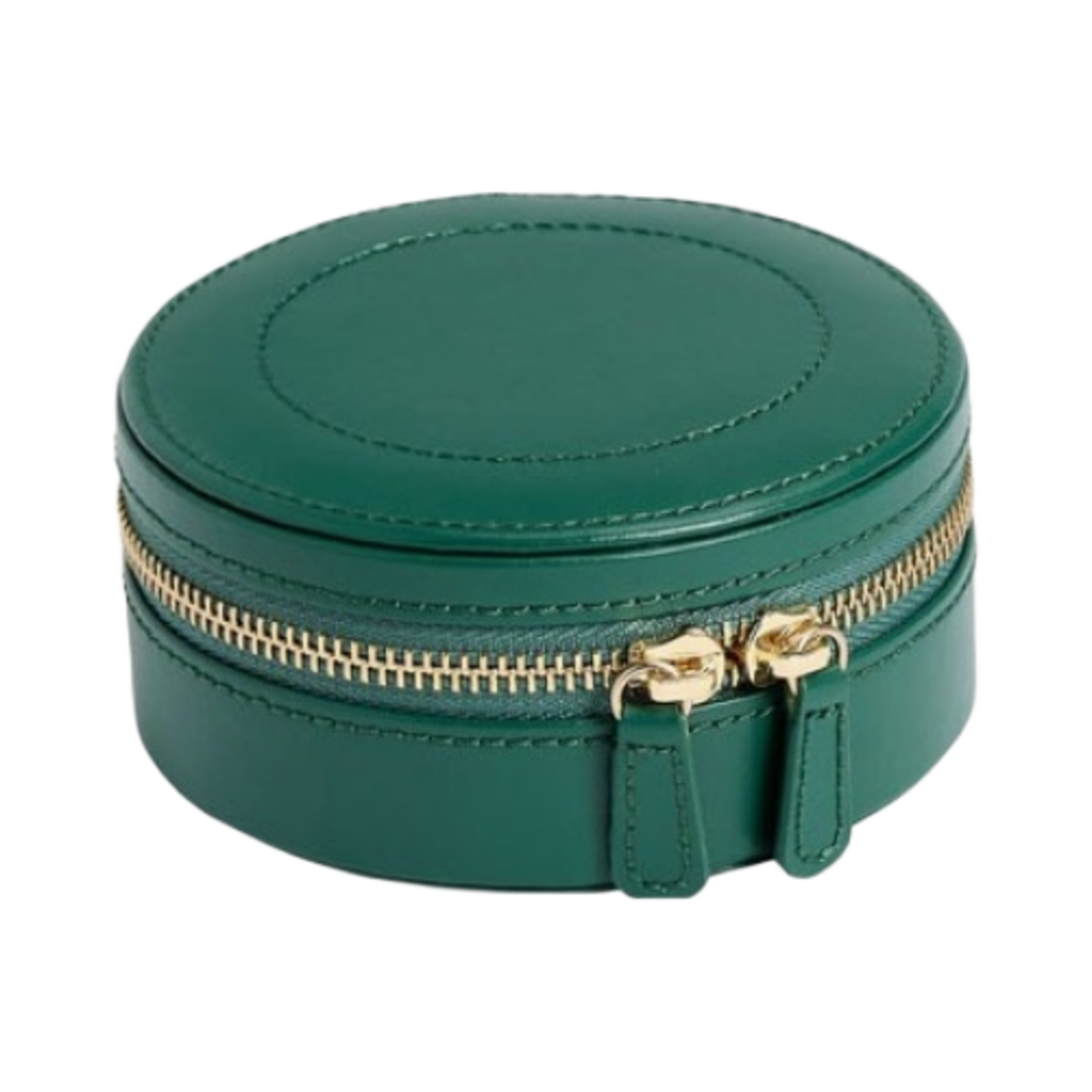울프 1834 소피아 라운드 집 케이스 포레스트 그린(Wolf 1834 Sophia Round Zip Case Forest Green)