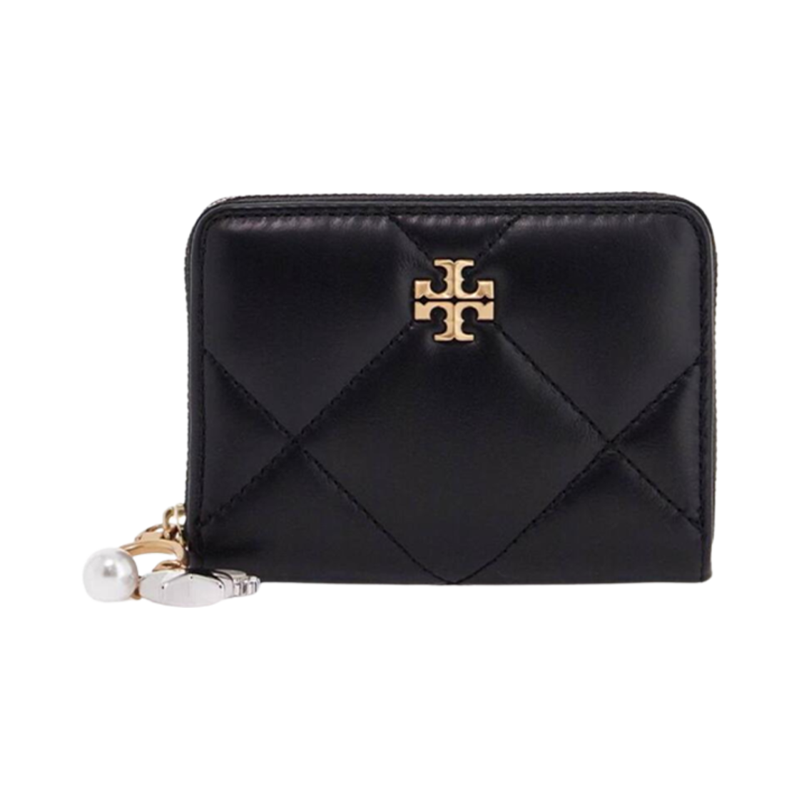 토리버치 참 스몰 키라 월렛 블랙(Tory Burch Small Kira Wallet with Charm Black) - 1