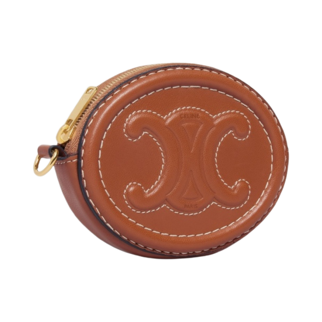셀린느 스무스 카프스킨 코인 퍼스 레더 트리옹프 탄(Celine Coin Purse Cuir Triomphe in Smooth Calfskin Tan) - 3