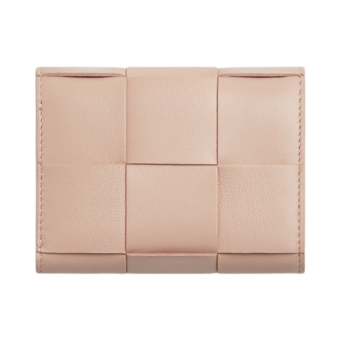 보테가 베네타 카세트 트라이폴드 지퍼 지갑 로터스(Bottega Veneta Cassette Tri-Fold Zip Wallet Lotus) - 3