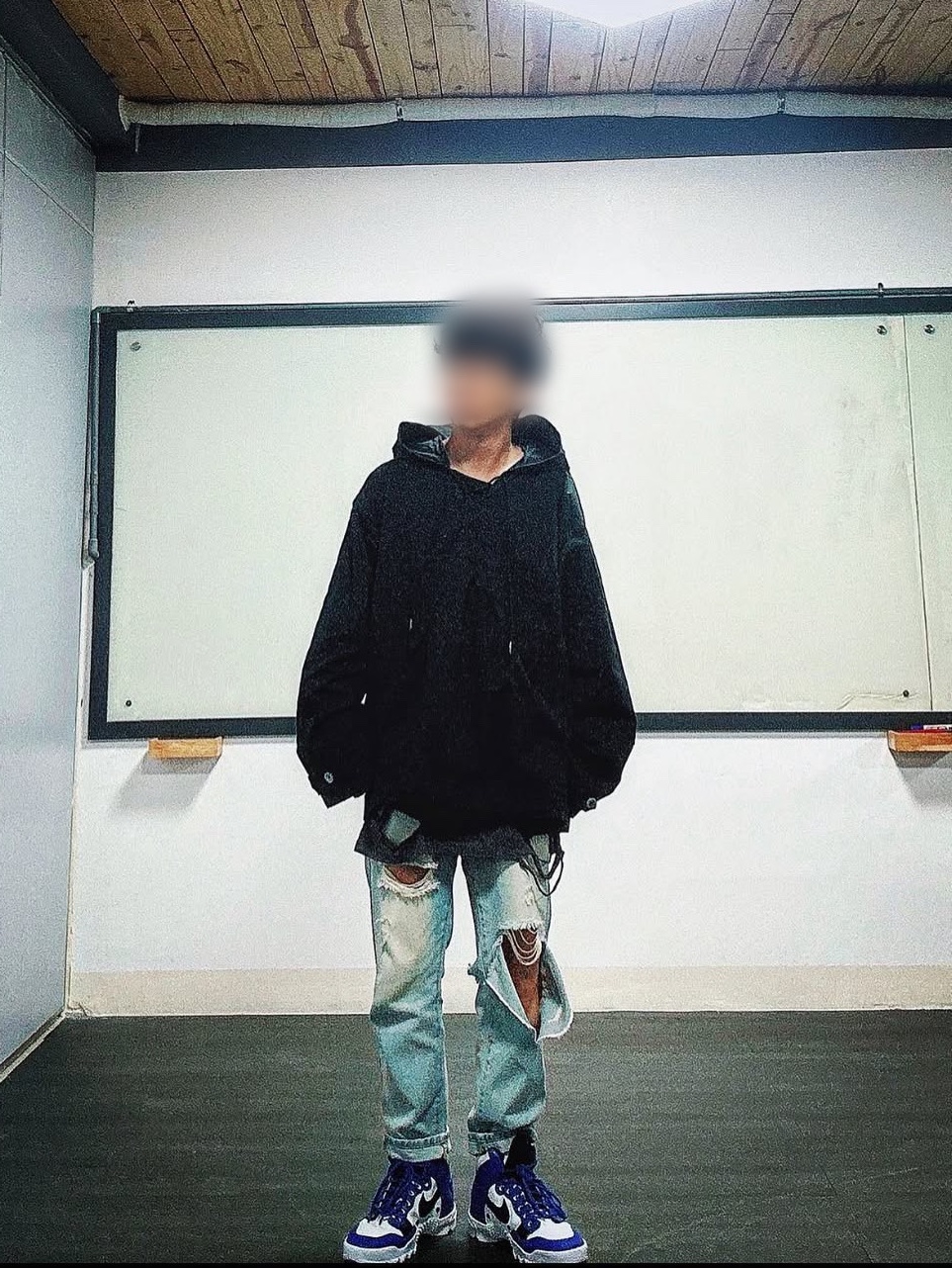 Nike x Undercover SFB Jungle Dunk White, Peaceminusone Pullover Hoodie #1 Black 착용 스타일
