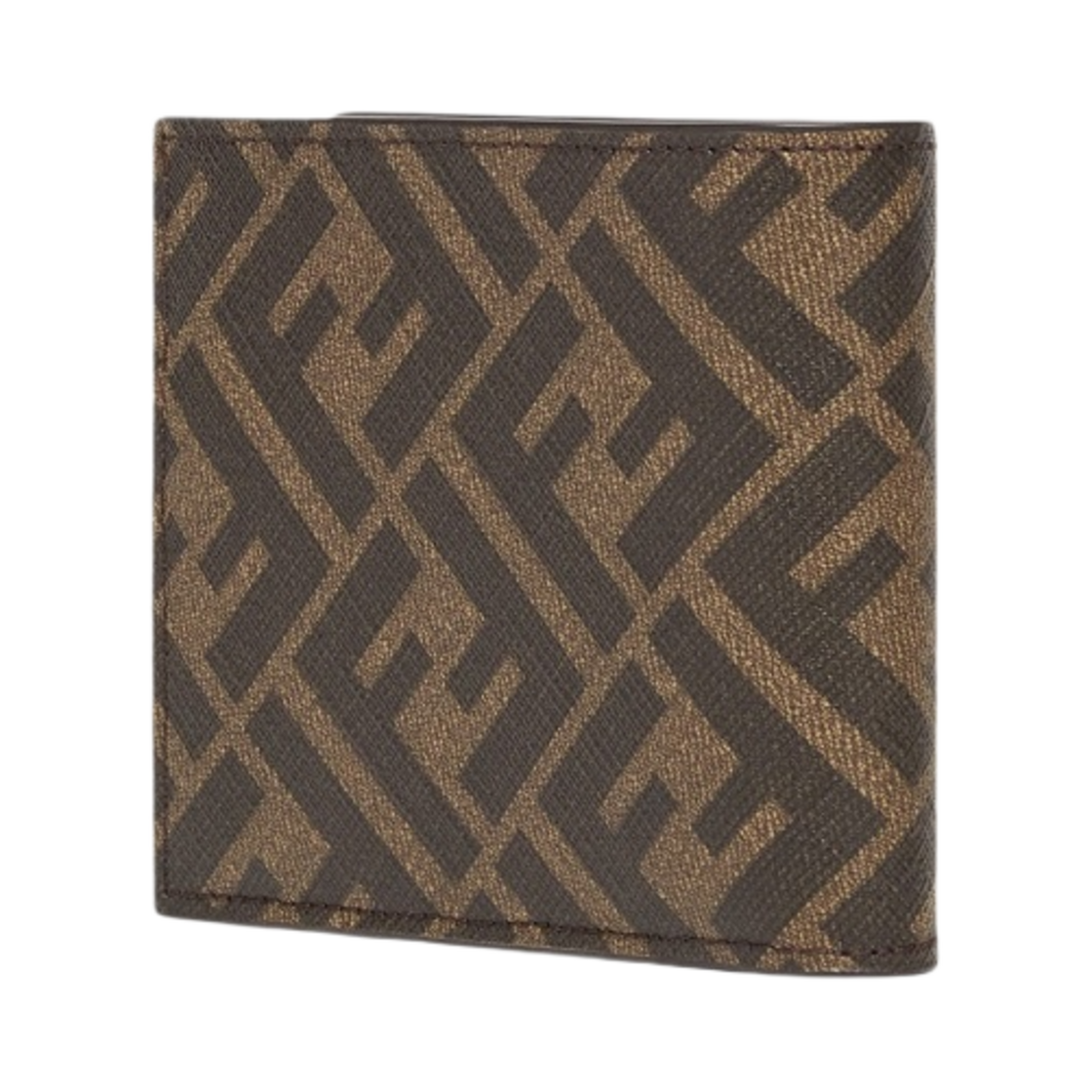펜디 패브릭 코인 컴파트먼트 반지갑 브라운(Fendi Fabric Coin Compartment Bi-Fold Wallet Brown) - 2