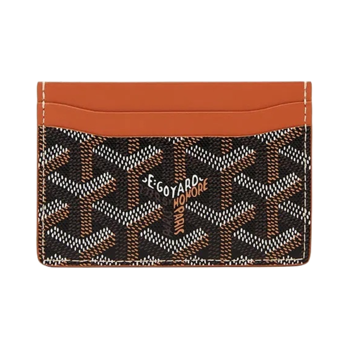 고야드 생쉴피스 카드 홀더 느와르 탄(Goyard Saint Sulpice Card Holder Noir Tan)