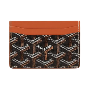 Goyard Saint Sulpice Card Holder Noir Tan