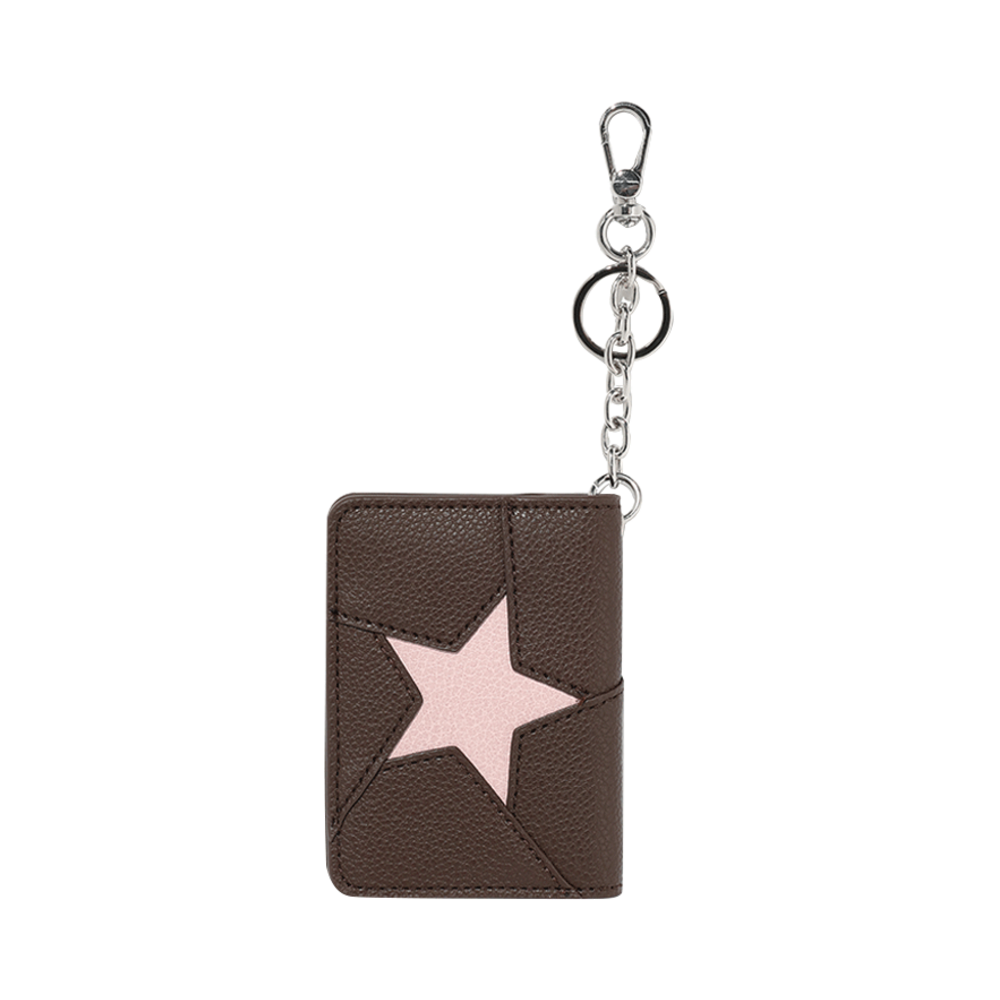 이스트쿤스트 원 스타 카드 월렛 브라운(ISTKUNST One Star Card Wallet Brown)