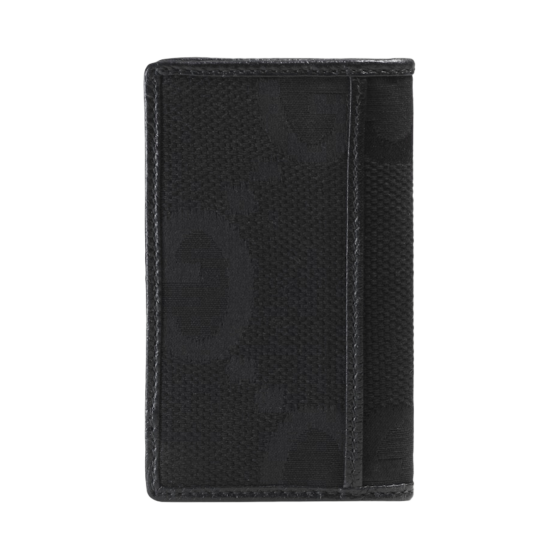 구찌 점보 GG 카드 케이스 블랙 캔버스(Gucci Jumbo GG Card Case Black Canvas) - 3