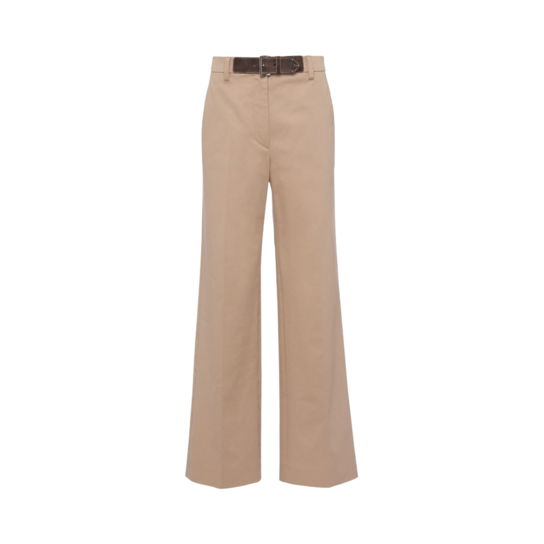 (W) 프라다 개버딘 팬츠 카키((W) Prada Gabardine Pants Khaki) - 1