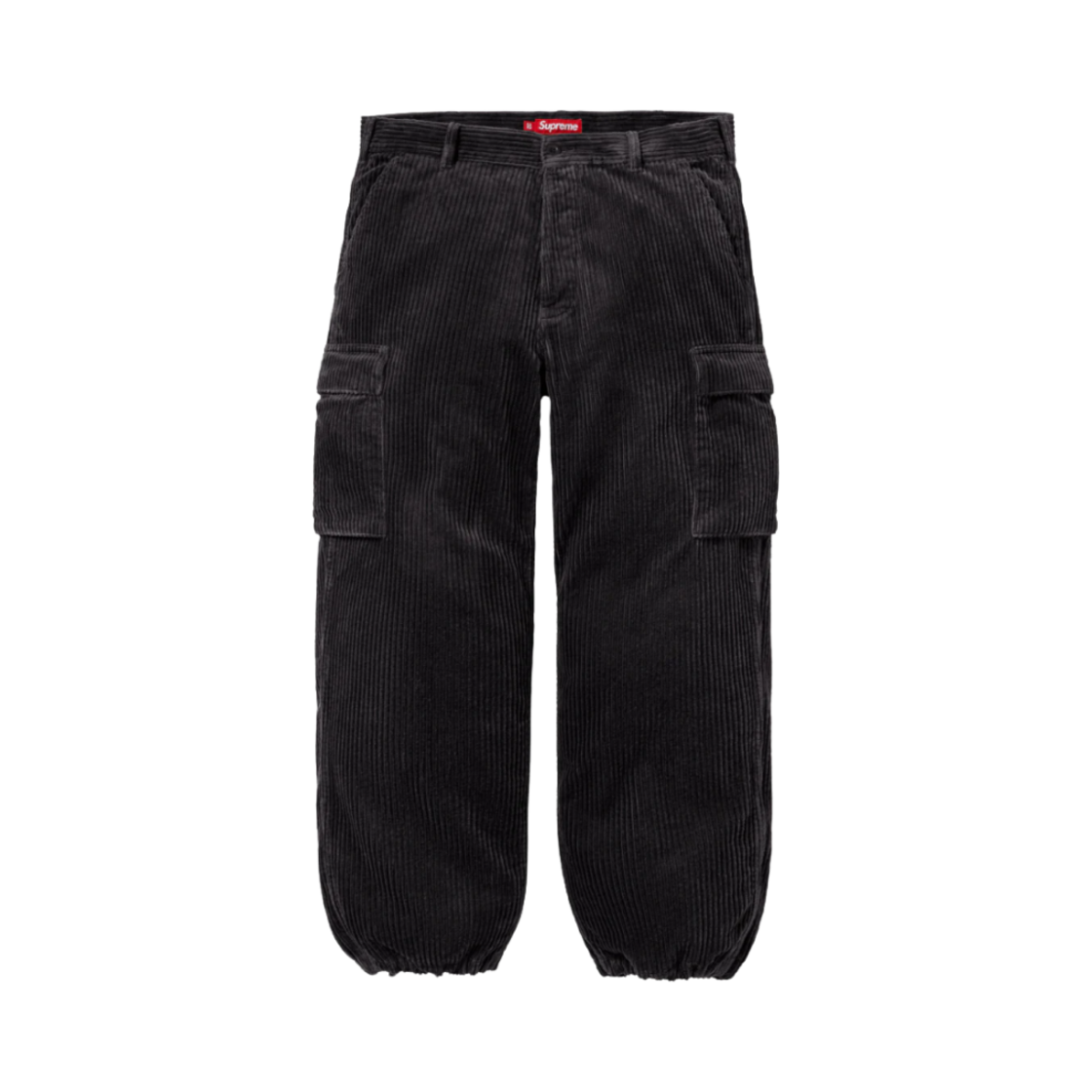 - Supreme Wide Wale Corduroy Cargo Pant Black - 24FW