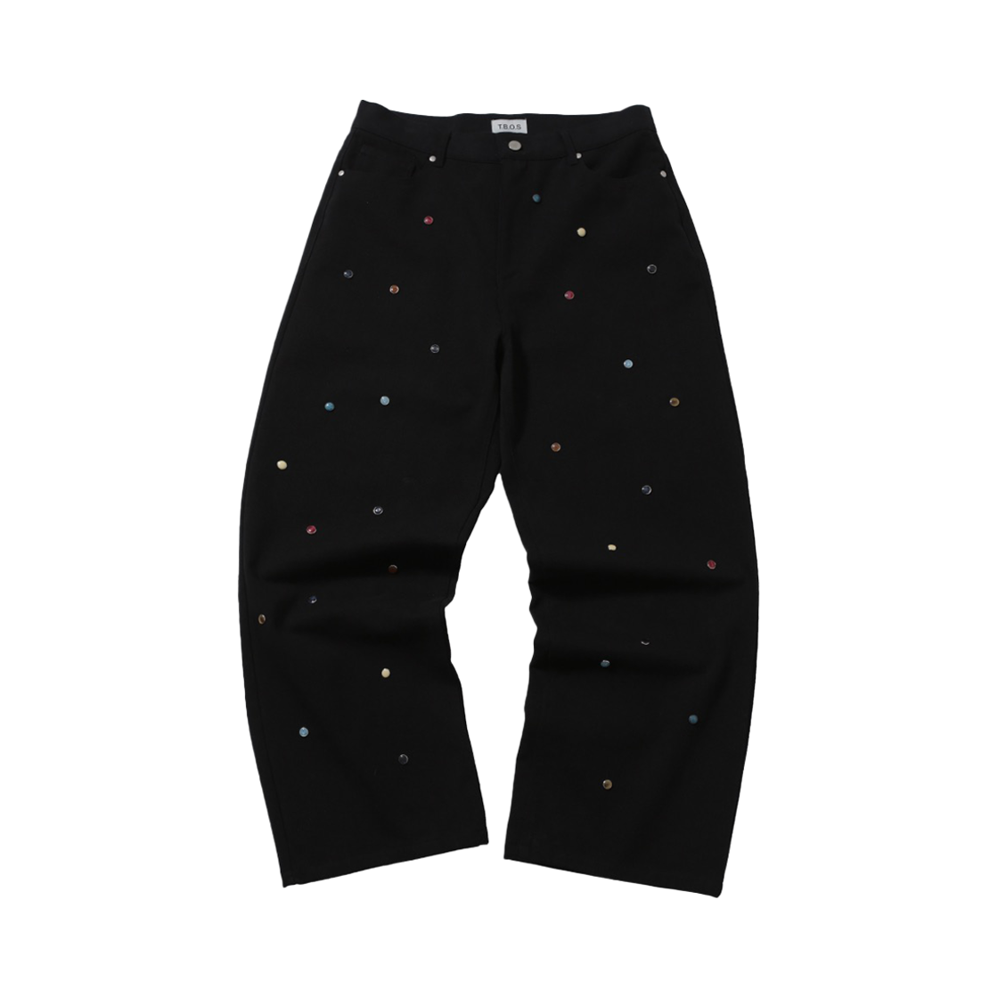 티비오에스 컬러 스톤 팬츠 블랙(T.B.O.S Color Stone Pants Black)