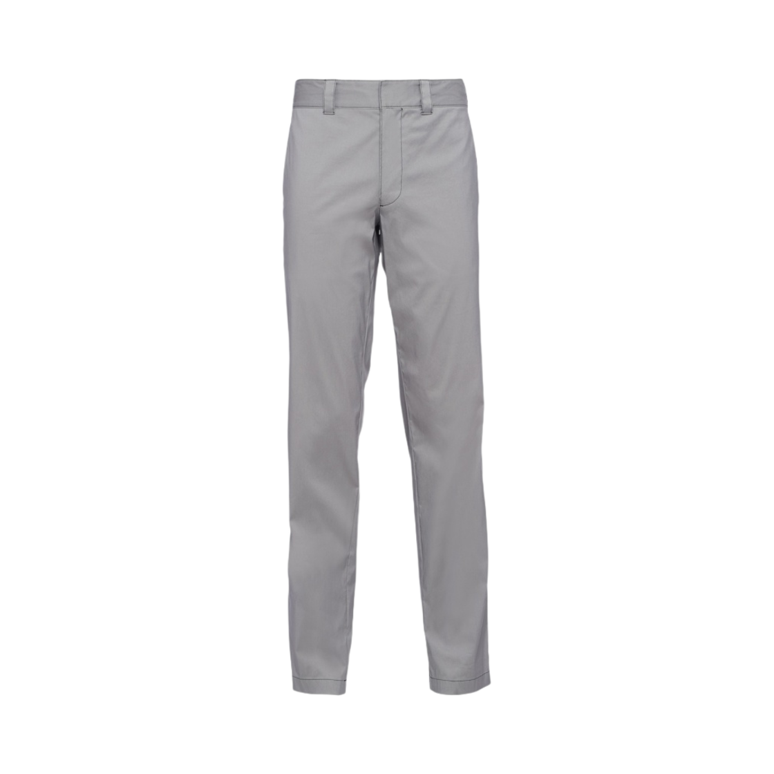 프라다 스트래치 포플린 팬츠 스틸 블랙(Prada Stretch Poplin Pants Steel Black) - 1