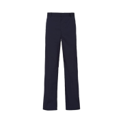 Prada Stretch Poplin Pants Blue