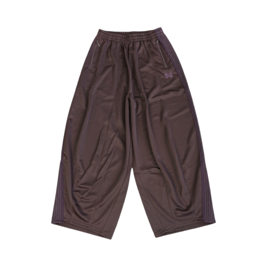 PU277 Needles H.D. Track Pants Poly Smooth Brown
